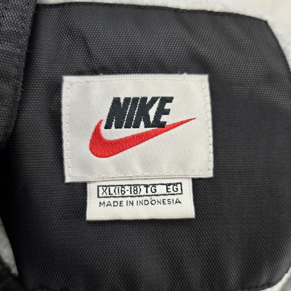 Vintage Nike Fullzip Hooded Jacket XL Teal 90s Travis Scott Parka Fleece Lined - Picture 11 of 16